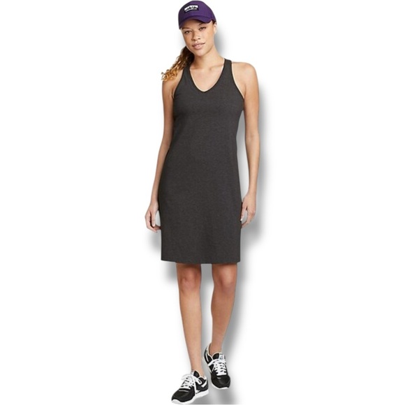 Eddie Bauer Meadow Trail Tank Dress - Carbon Grey XL - Picture 1 of 14